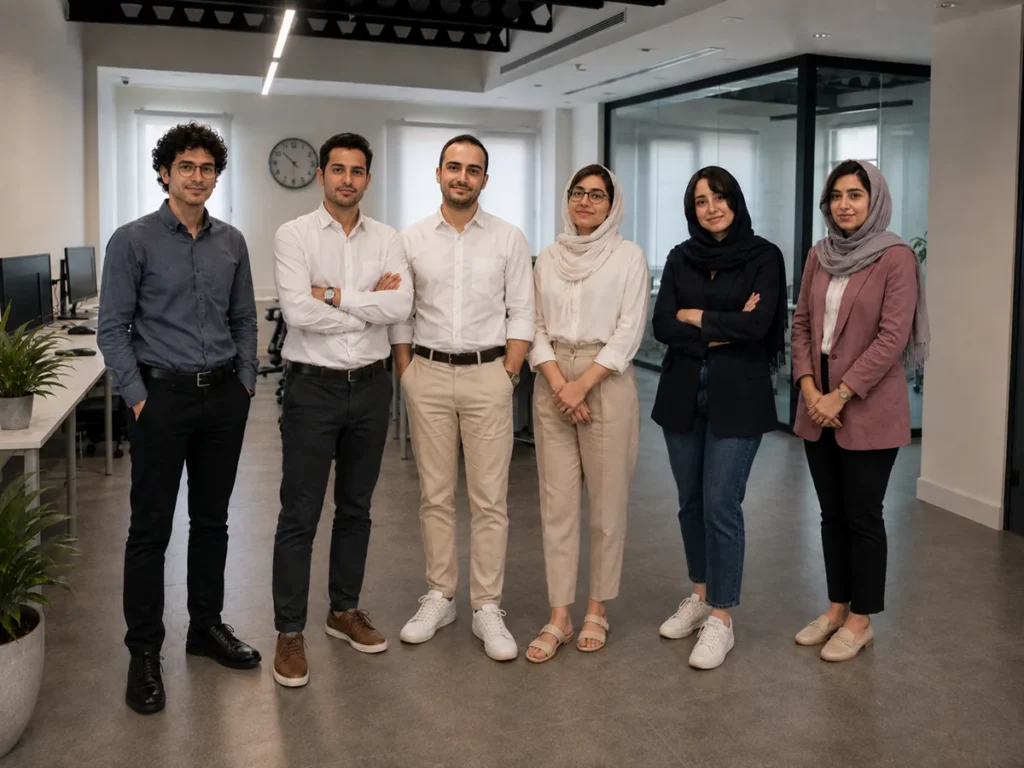 اعضای تیم وبینش