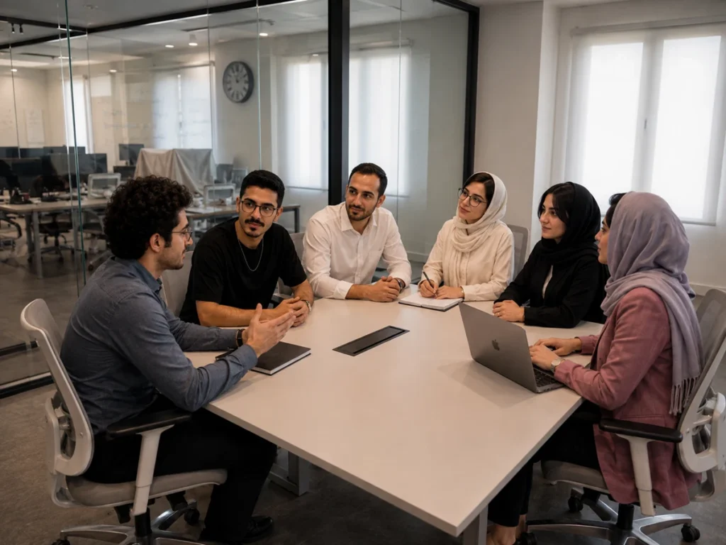 اعضای تیم وبینش